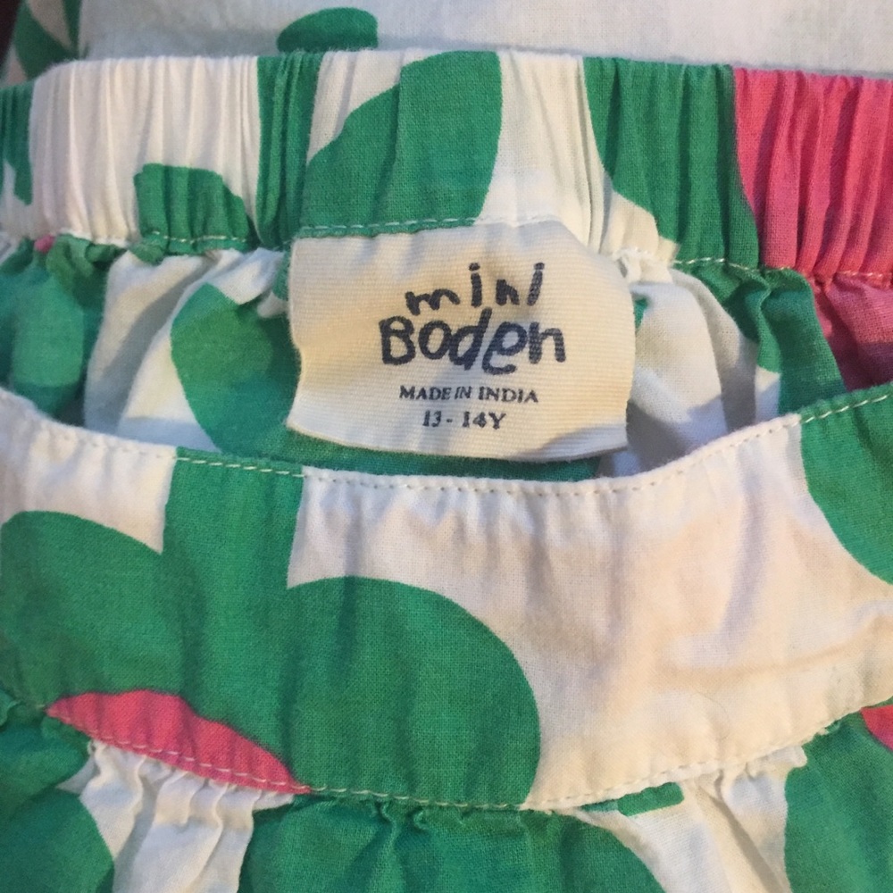 MINI BODEN Ribbon Strap Flower Print Tank Top - Picture 4 of 4